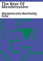 The_best_of_Mendelssohn