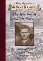 The journal of Jedediah Barstow