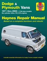 Dodge___Plymouth_vans_automotive_repair_manual