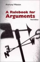 A_rulebook_for_arguments