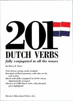 201_Dutch_verbs_fully_conjugated_in_all_the_tenses